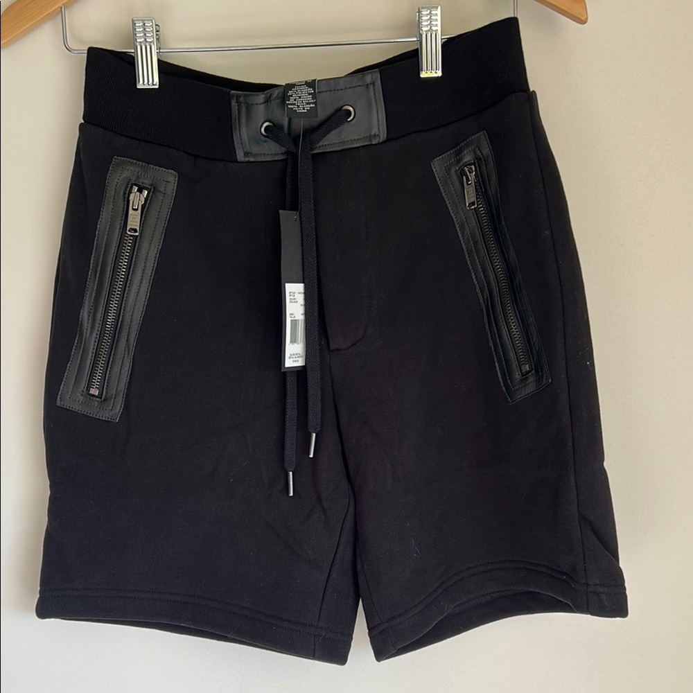 Marc By Marc Jacobs Black Athletic Shorts Sleek Design